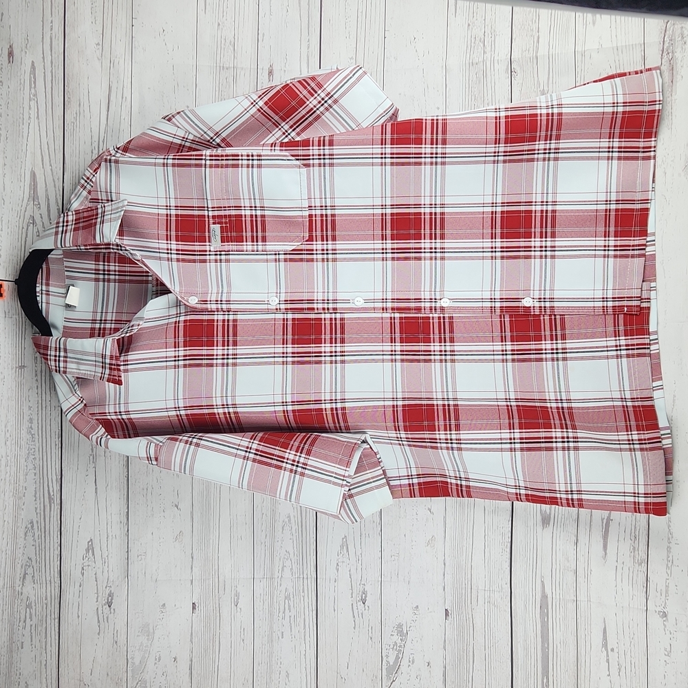VINTAGE CALTOP FLANNEL SHIRT OLD SCHOOL LOWRIDER PLAID CHICANO BUTTON DOWN XL